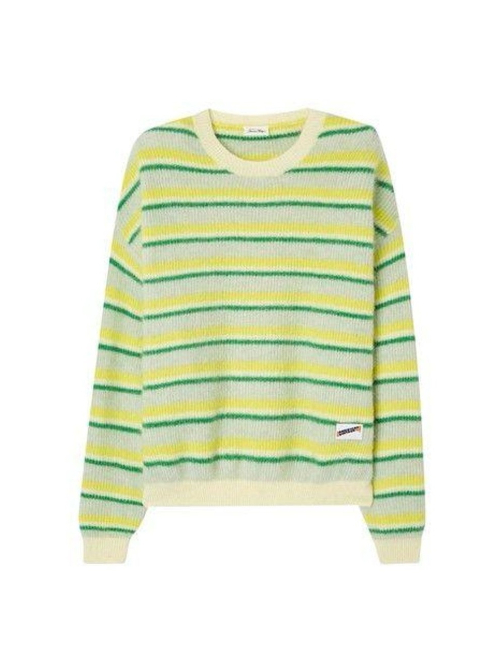 American Vintage Vito Sweater in Green Stripe